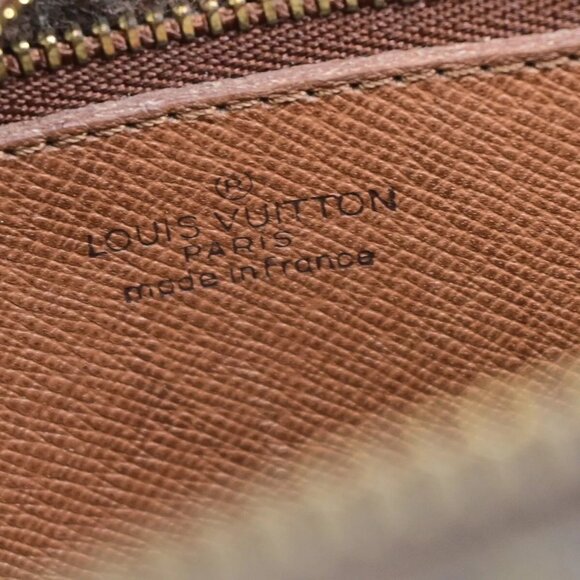 Auth LOUIS VUITTON Jeune Fille MM Shoulder Bag Monogram Leather Brown - Picture 5 of 16